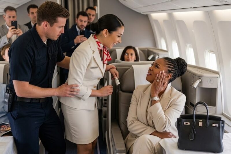 Flight Attendant Slapped a Black CEO on Her Own Jet – 10 Minutes Later, She Fires His Entire Team