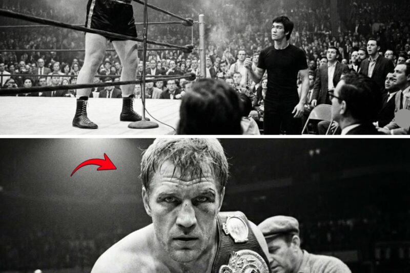 Heavyweight Boxing Champion Shouted: “No Real Fighter Here?” — Bruce Lee Stood Up 