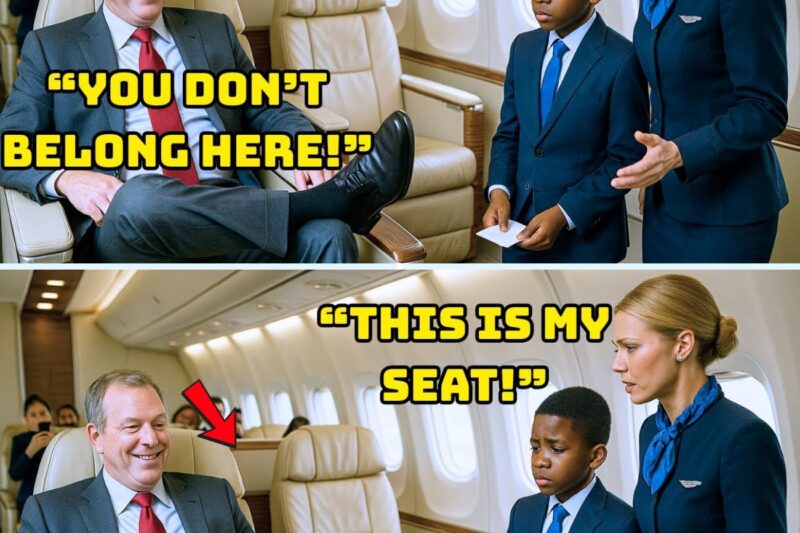 Black Billionaire Boy’s Seat Stolen by White Passenger — Seconds Later, Flight Gets Grounded