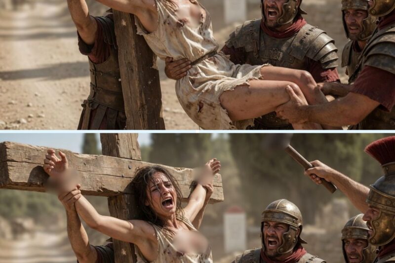 The Horrific Last Moments of a Roman Slave Before Being Crucified Along the Road