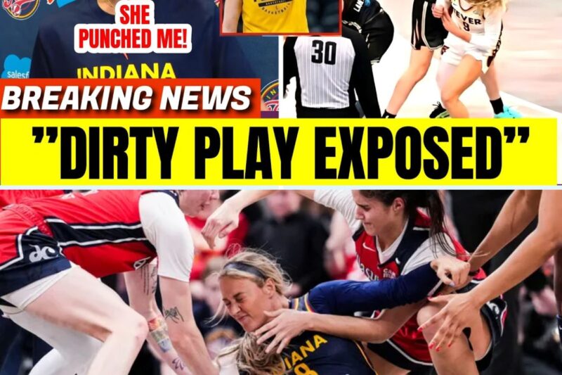 Exposed by the Stands: Viral Fan Footage Reveals Deliberate Elbow on Sophie Cunningham as Fever-Liberty Rivalry Explodes