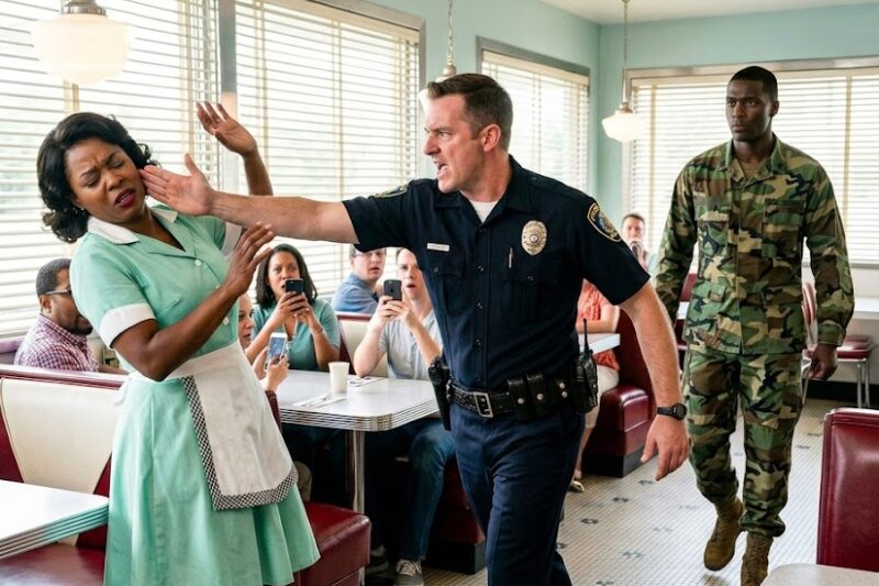 Cop Slaps Black Waitress For “Slow Service”—Unaware Her Husband Is A Navy Seal 