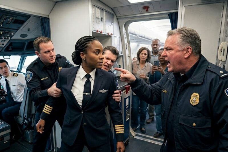 Security Dragged Black Pilot from Cockpit — What She Did Next Left Entire Airline Speechless 