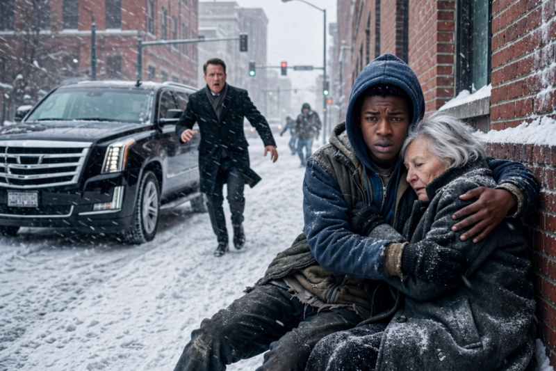 Billionaire Couldn’t Believe Mother Leaning on Homeless Teen — Rushed Over, She Said “He’s My Hero”