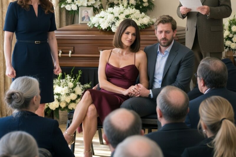 My Husband Sat Beside His Mistress At My Father’s Funeral—Then My Father’s Will Exposed Their Affair In Front Of Everyone 