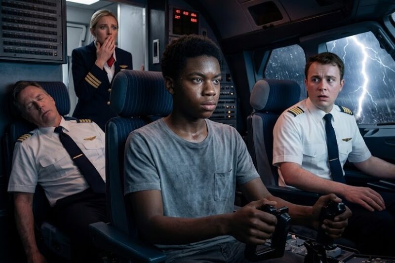 Captain Had Heart Attack, Jet Shaking — Poor Black Boy Took Pilot Seat… Changed Everything 