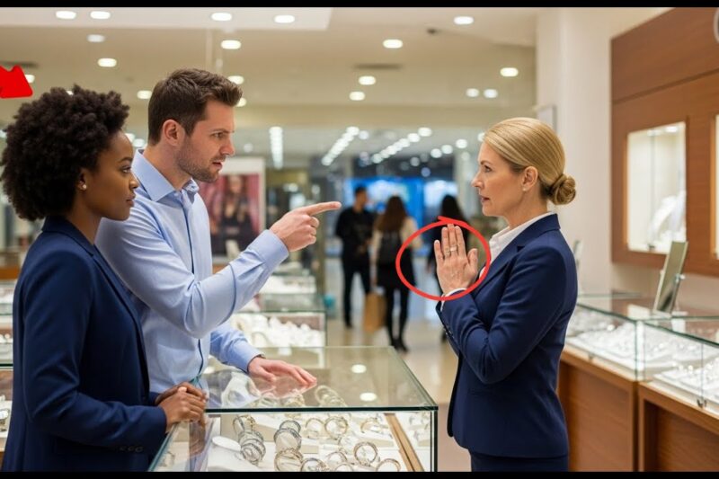 BLACK WOMAN RIDICULED AT A JEWELRY STORE – UNTIL HER BILLIONAIRE HUSBAND SHOWS UP AND STUNS EVERYONE