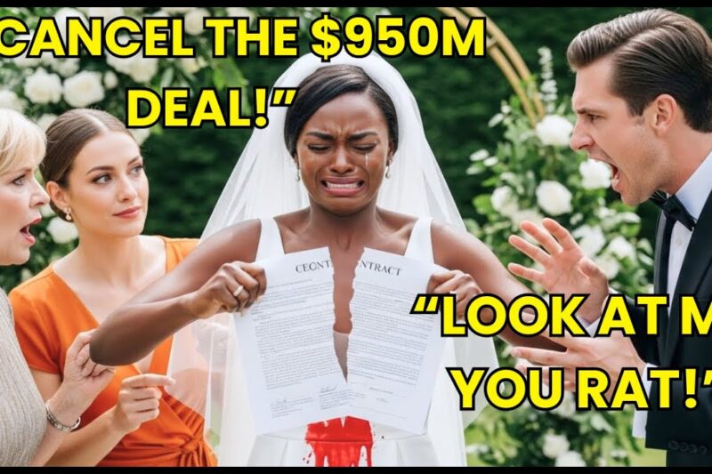 Black CEO Humiliated by Groom’s Family — Mistaken for Nobody Until She Cancels $950M Deal