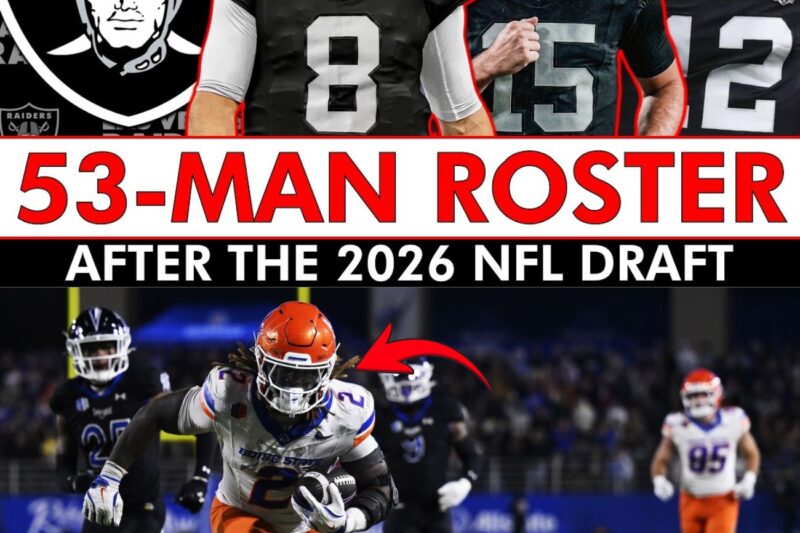 Raiders Bold 53-Man Roster Projection: Mendoza Leads a Rebuilt Squad Ready to Shock the NFL