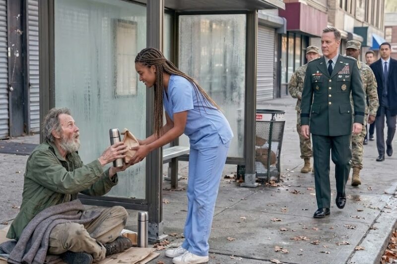 Black Girl Brought Breakfast to Old Man Daily — One Day, Military Officers Arrived at Her Door