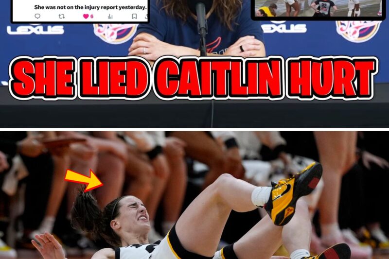 Betrayal in Indiana: Fever Organization Accused of Deception as Caitlin Clark Sidelined by Sudden Back Injury