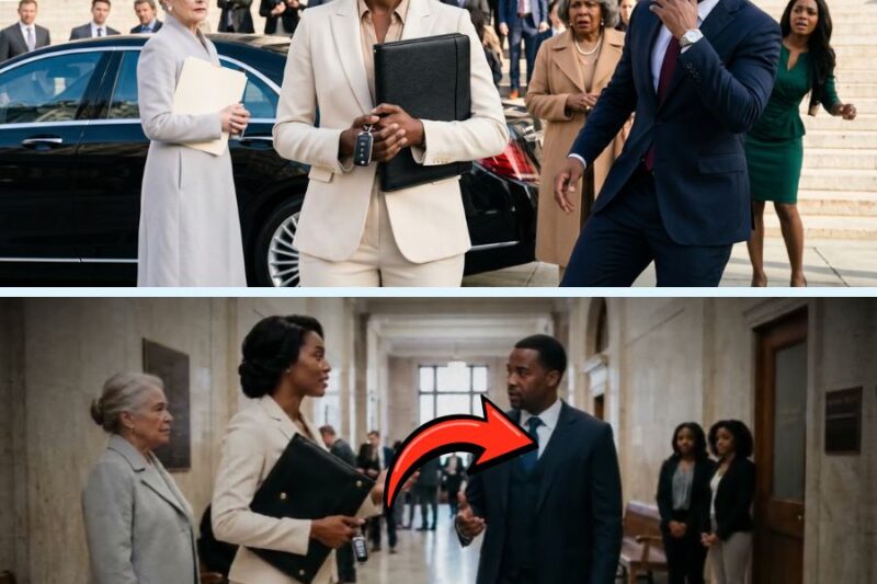 Her Husband Left Her With Nothing—Then She Arrived At The Court in a Billionaire’s Rolls Royce