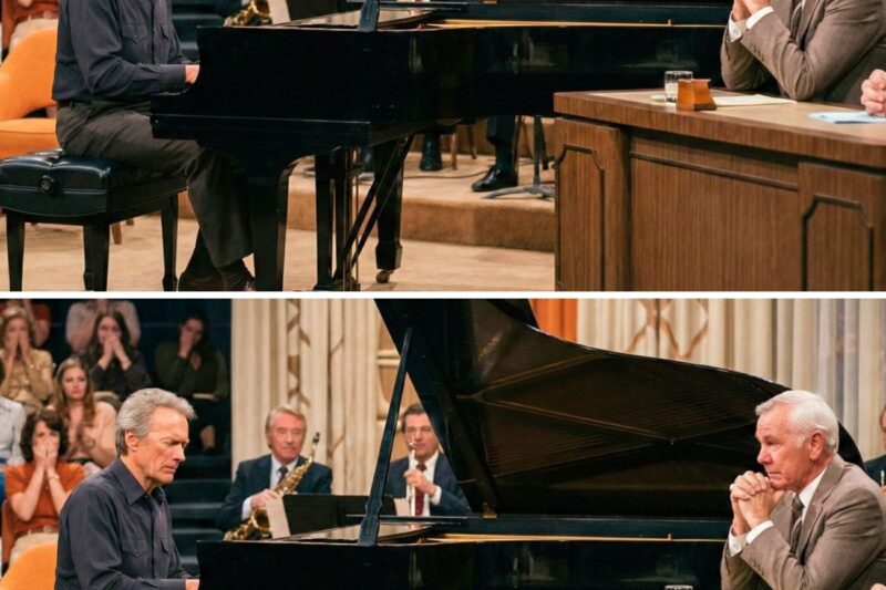 Johnny Carson jokingly asked Clint Eastwood to sit at the piano and moments later he was in tears