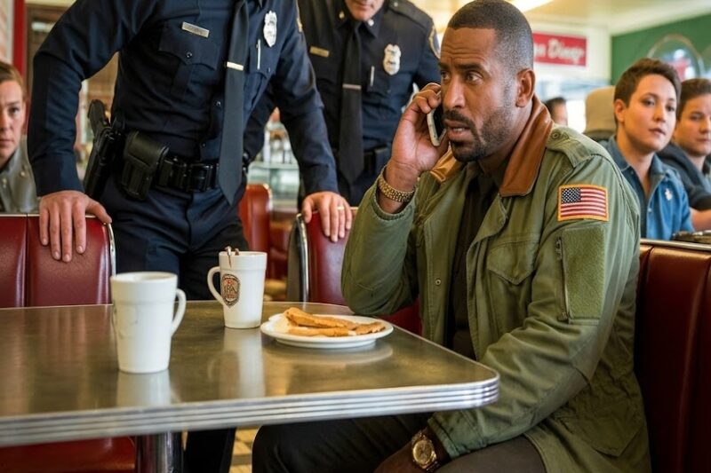 Cops Target A Black Homeless Veteran at a Diner, Until He Makes One Phone Call and Ends Their Career