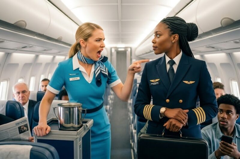 Flight Attendant Kicked Out Black Pilot — Didn’t Know She Was the Airline’s Owner! 