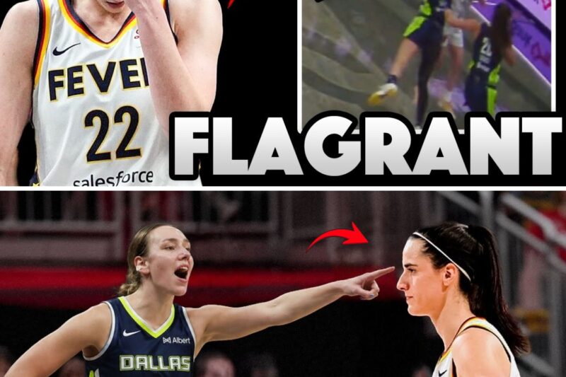 The Hit That Silenced Indiana: Caitlin Clark’s Flagrant Foul Scare and the WNBA’s New Era of Protection