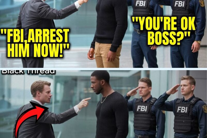 Manager Calls FBI to Arrest Black Man at Bank — Seconds Later, They Salute Him in Front of All!