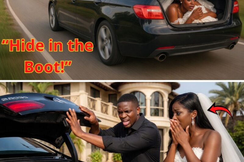“Hide in the Boot!” Her Driver Told Her on Her Wedding Day — The Truth Broke Her