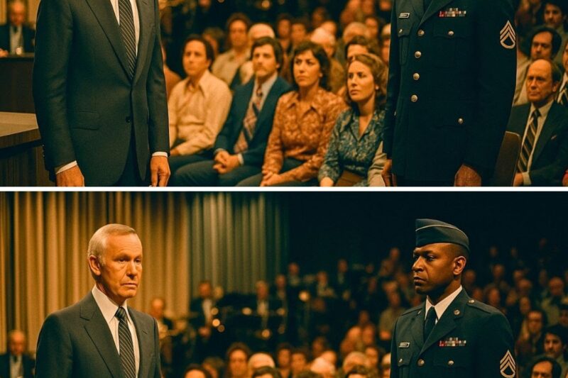 Johnny Carson STOPPED Tonight Show when a veteran stood up — studio silent