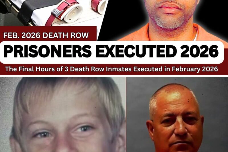 3 Death Row Executions in February 2026 — Their Crimes and Final Words | USA Death Row Story….. 