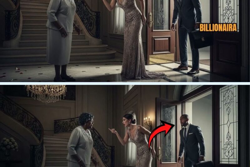 Billionaire Walked In Early… And Saw His Wife Mistreating His Black Adoptive Mother. He FROZE