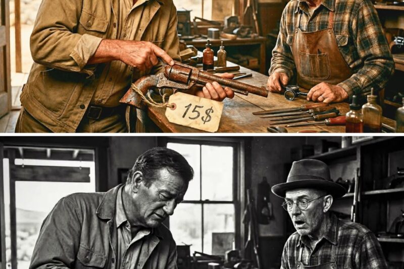 He Told John Wayne ‘That Rusty Gun Is Worth $15’ — Then Wayne Showed Him What Was Actually There