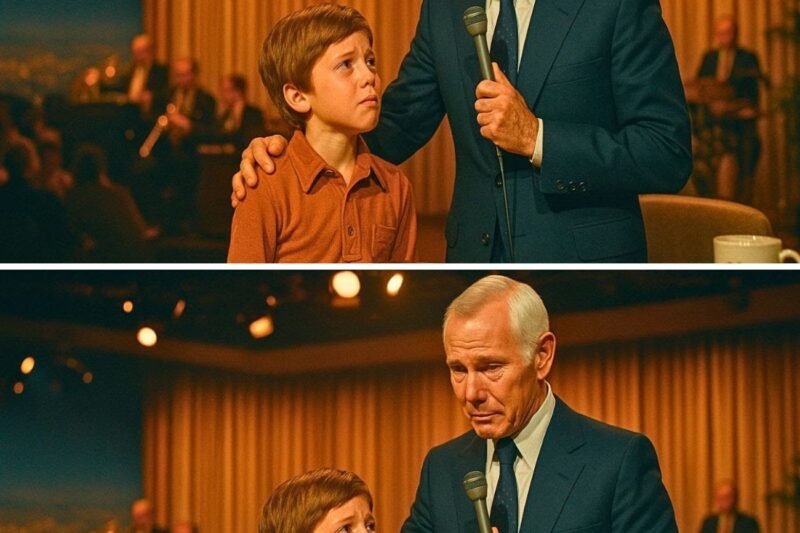 Johnny Carson STOPPED mid-show when a 7-year-old spoke — his tears said it all 