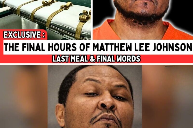 Inside The Final 24 Hours of Matthew Lee Johnson + Last Meal + Last Words |Texas Death Row Inmate