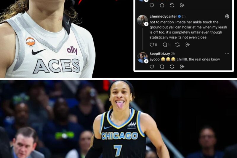 Chennedy Carter’s Social Media Meltdown Puts Aces Future in Jeopardy as A’ja Wilson Weighs In