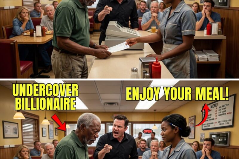 Undercover Billionaire Orders Food At His Diner — Then Black Waitress Wrote 3 Words, He Froze