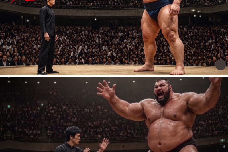 800lb Giant Told Bruce Lee “I’ll End Your Career Tonight” — After 8 Seconds He Begged Ref to Stop! 