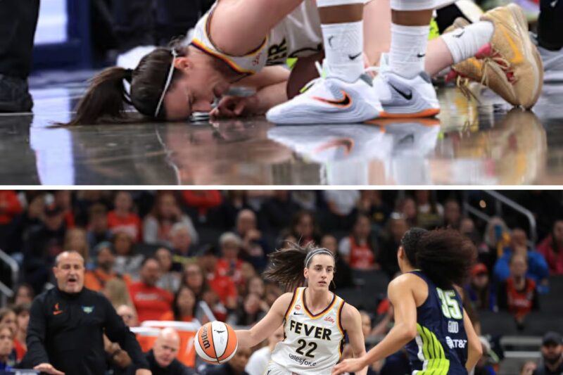 The Return and the Scare: Caitlin Clark’s Emotional Night at Gainbridge Ends in Injury Concern
