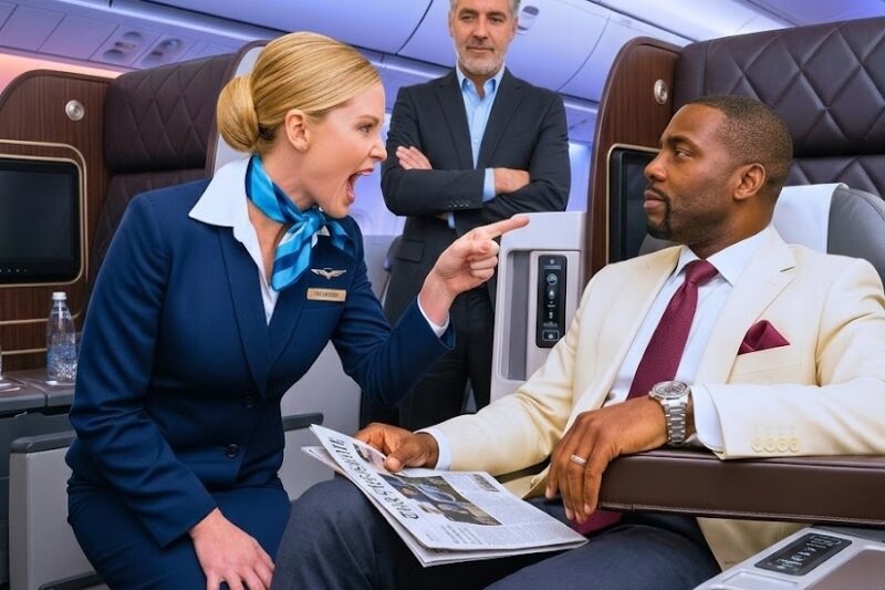 Black CEO Kicked Out of First Class for White Passenger — Then He Canceled $900M Airline Deal! 