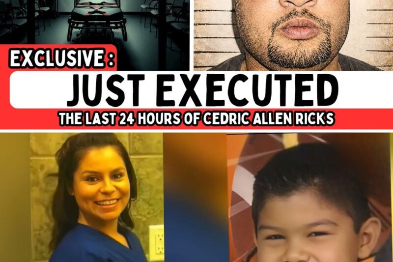 JUST IN: Texas Executes Death Row Author Cedric Allen Ricks — He Kissed His Baby Goodbye