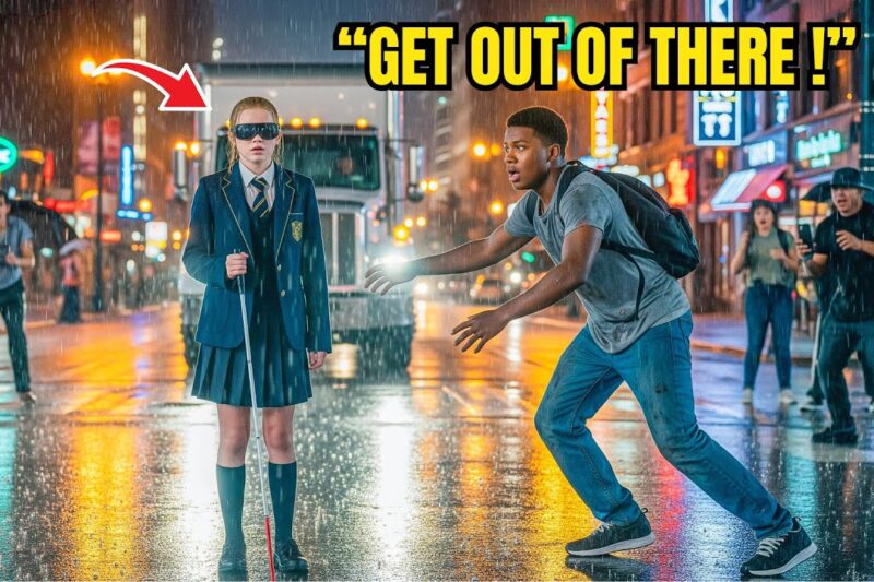 Everyone Ignored the Lost Blind Girl — Until a Poor Black Boy Helped Her, His Life Changed Forever 
