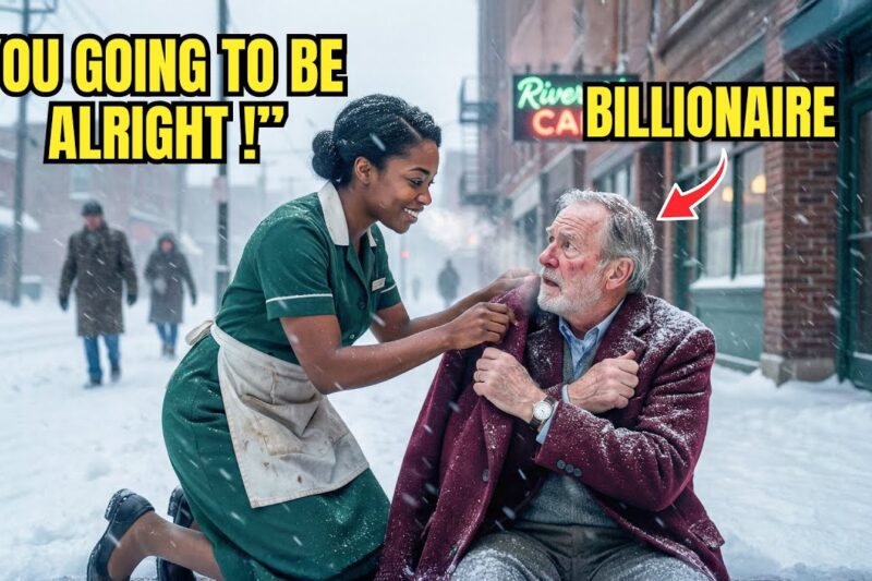 Black Waitress Gave Old Man Her Coat — Next Day, Time Stopped When He Appeared