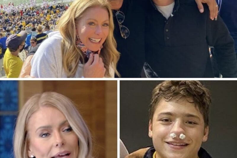 Angry and tearful, Kelly Ripa recounted the unbearable moment when her son was assaulted at the practice range — During a visit to the university, Kelly witnessed the wrestling team captain repeatedly knee and elbow her son, Joaquin. “At that moment, I really couldn’t stay calm anymore,” she admitted, her voice choked with emotion. The pent-up emotions erupted in front of everyone, filling the room with tension. Fans shared their sorrow and praised Kelly for her courage in speaking up to protect her son. The incident prompted many parents and viewers to reflect on safety in college sAngry and tearful, Kelly Ripa recounted the unbearable moment when her son was assaulted at the practice range — During a visit to the university, Kelly witnessed the wrestling team captain repeatedly knee and elbow her son, Joaquin. “At that moment, I really couldn’t stay calm anymore,” she admitted, her voice choked with emotion. The pent-up emotions erupted in front of everyone, filling the room with tension. Fans shared their sorrow and praised Kelly for her courage in speaking up to protect her son. The incident prompted many parents and viewers to reflect on safety in college sports. This is not just Joaquin’s story, but a powerful wake-up call for all schools.ports. This is not just Joaquin’s story, but a powerful wake-up call for all schools.