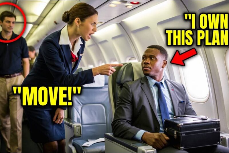 Black CEO Kicked Out of VIP Seat for White Passenger —Froze When He Fired Them All Instantly