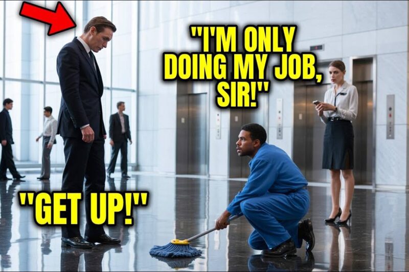 MILLIONAIRE CEO Humiliates Black Janitor — Then Froze when a Tattoo Reveals His TRUE Identity 