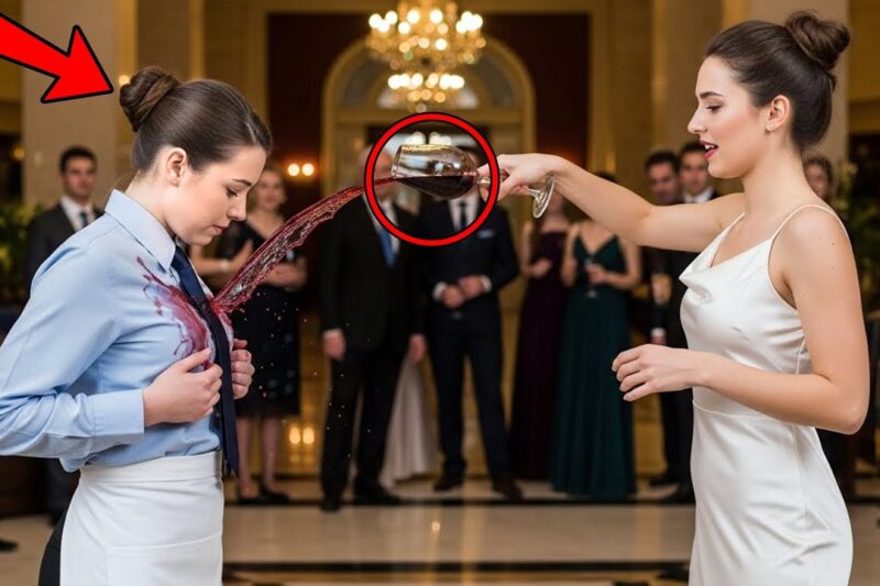 Cruel Heiress Spilled Wine on the Waitress—Then Froze When Her Billionaire Husband Arrived