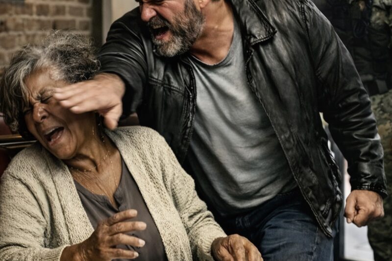 He slaps an elderly Black woman in a restaurant… He doesn’t know his son is a Navy SEAL