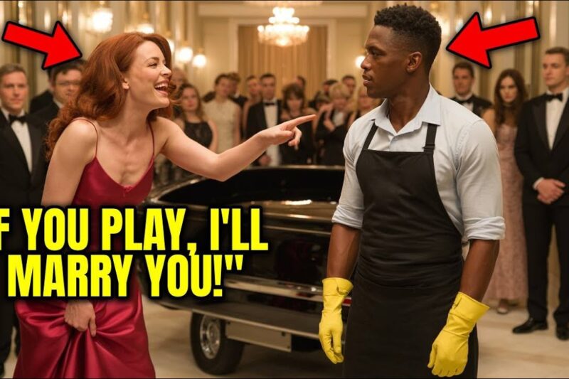 If You Can Play This Piano, I’ll Marry You! — Billionaire Mocked; Black Janitor Played Like a Genius 