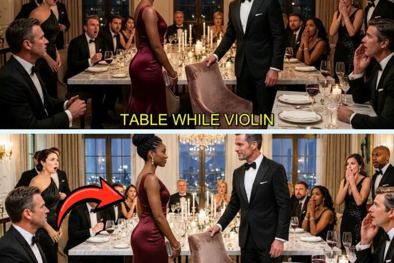 The Mistress Took Her Seat at Dinner… Until the CEO Stood Up and Called Her “My Wife”