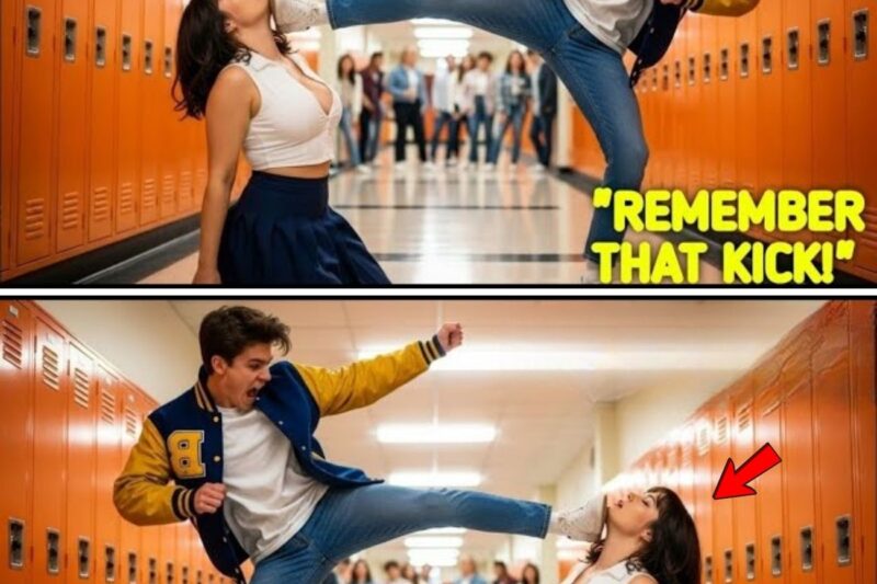 The Hallway Confrontation: How a Quiet New Girl’s Hidden Past Humbled the School’s Worst Bully