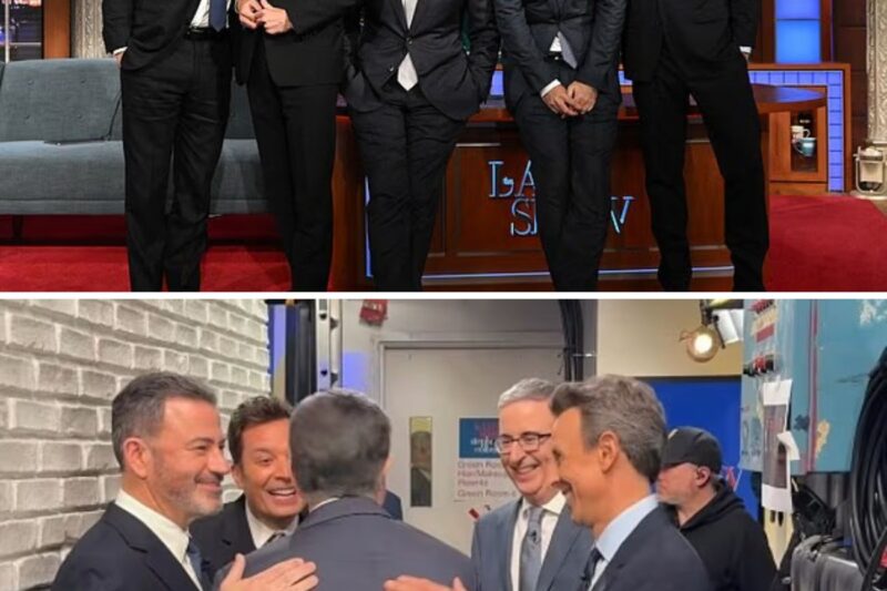 Stephen Colbert and Late-Night Icons Are Up to Something Huge