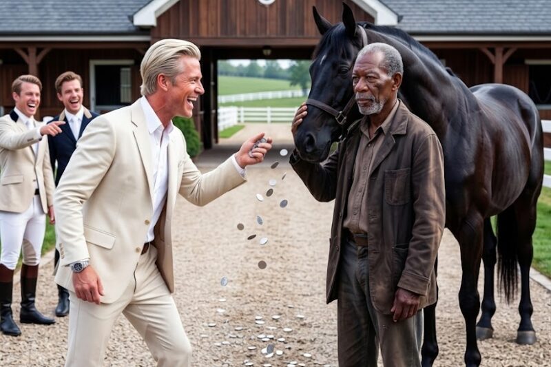 Rich Jockeys Threw Coins at Black Beggar — Until the Killer Horse Knelt at His Whisper 