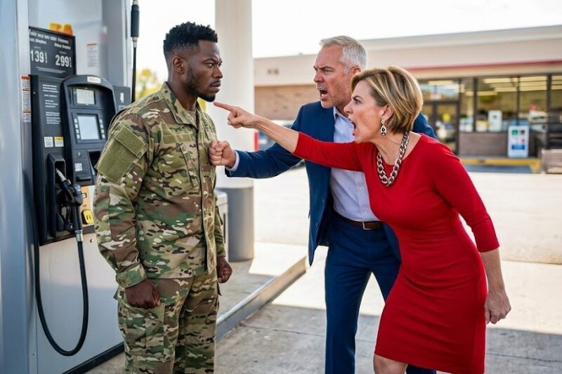 Rich Couple Attacks Black Navy SEAL at Gas Station—Shocked When He Fights Back 