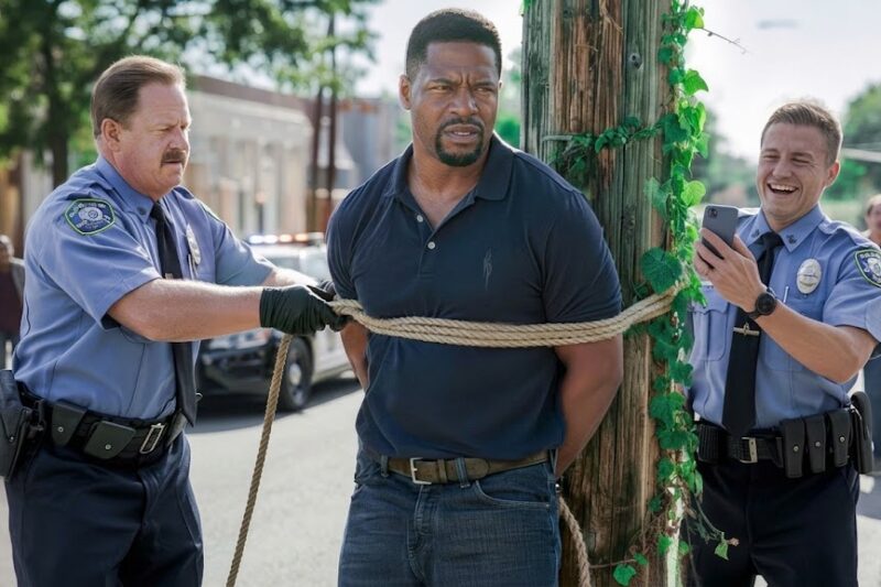 White Cops Tied a Black Man to a Pole for Fun, Not Knowing He Was Their New Chief 