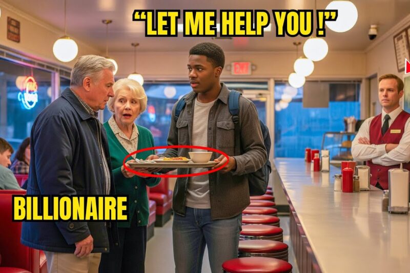 Black Boy Gave Up His Meal for an Elderly Couple — Next Day, a Millionaire Was Waiting at His Door