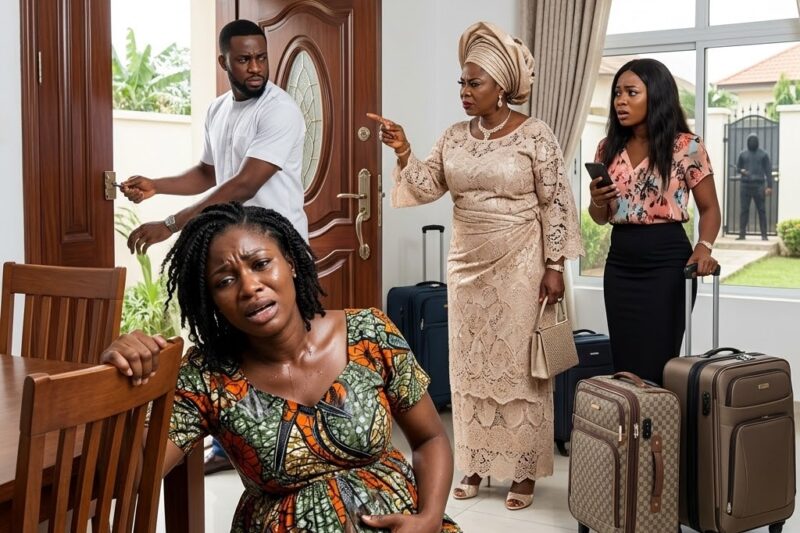 My mother-in-law looked at my 38-week pregnant belly and told my husband to “lock both bolts and leave me to give birth alone